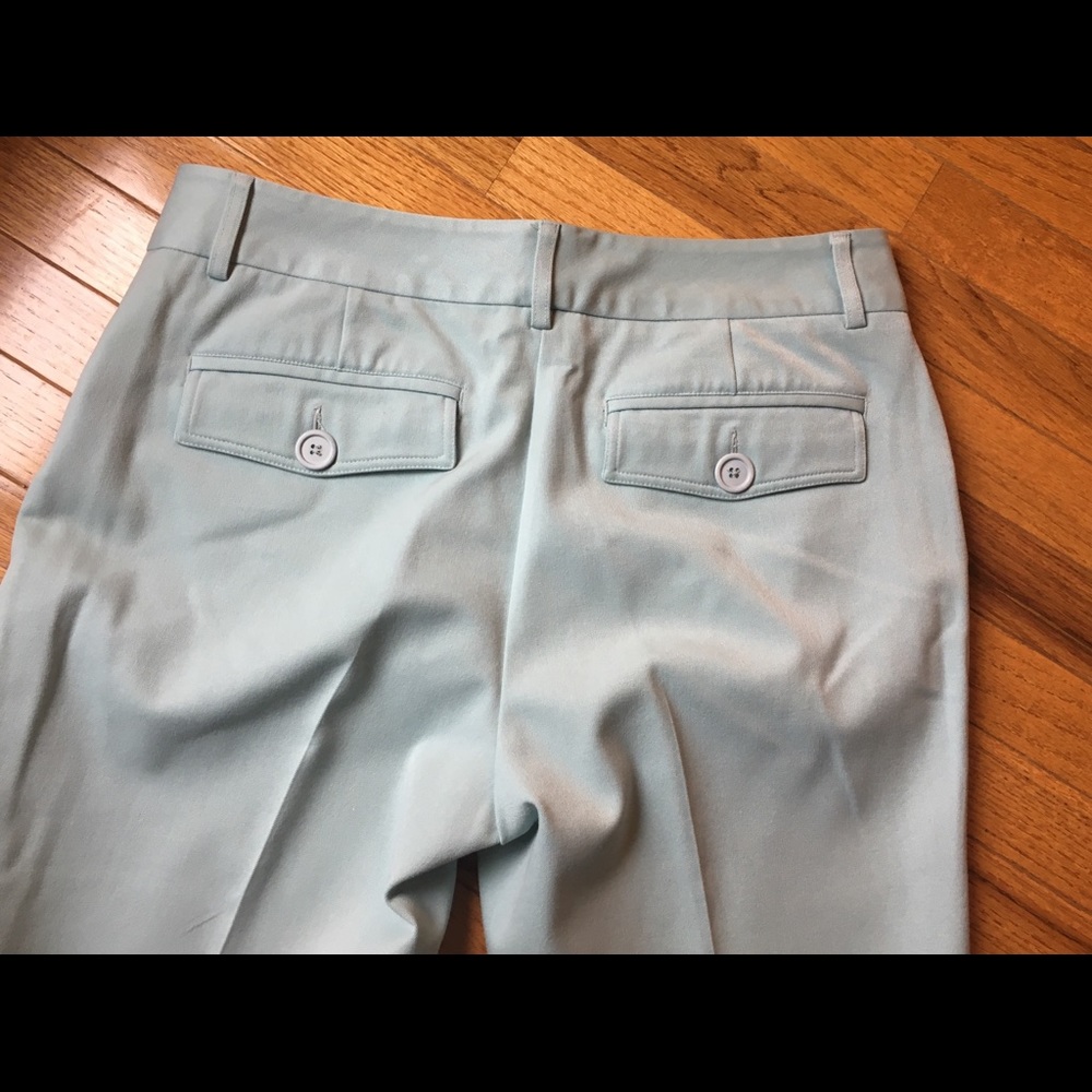 Karen Kane Light Aqua Slacks - Picture 6 of 7